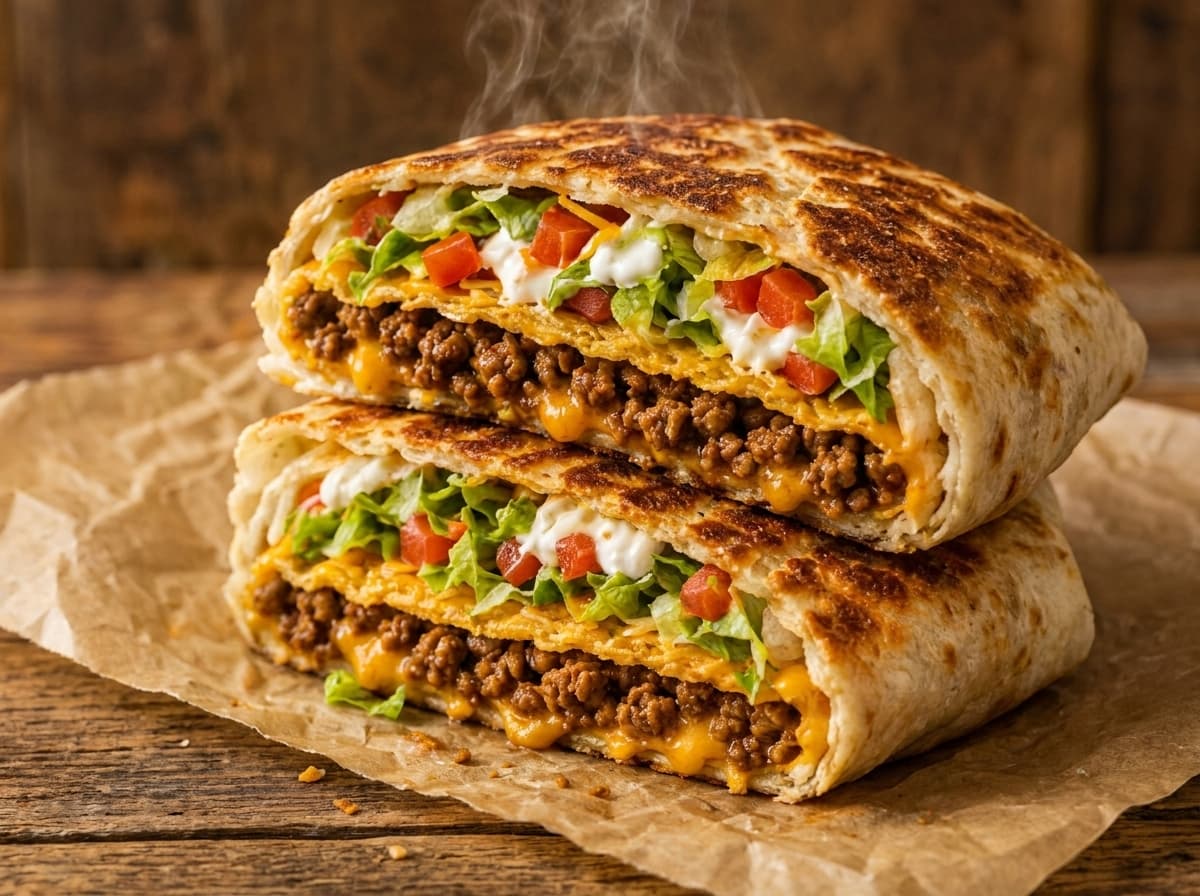 Copycat Taco Bell Crunchwrap Supreme